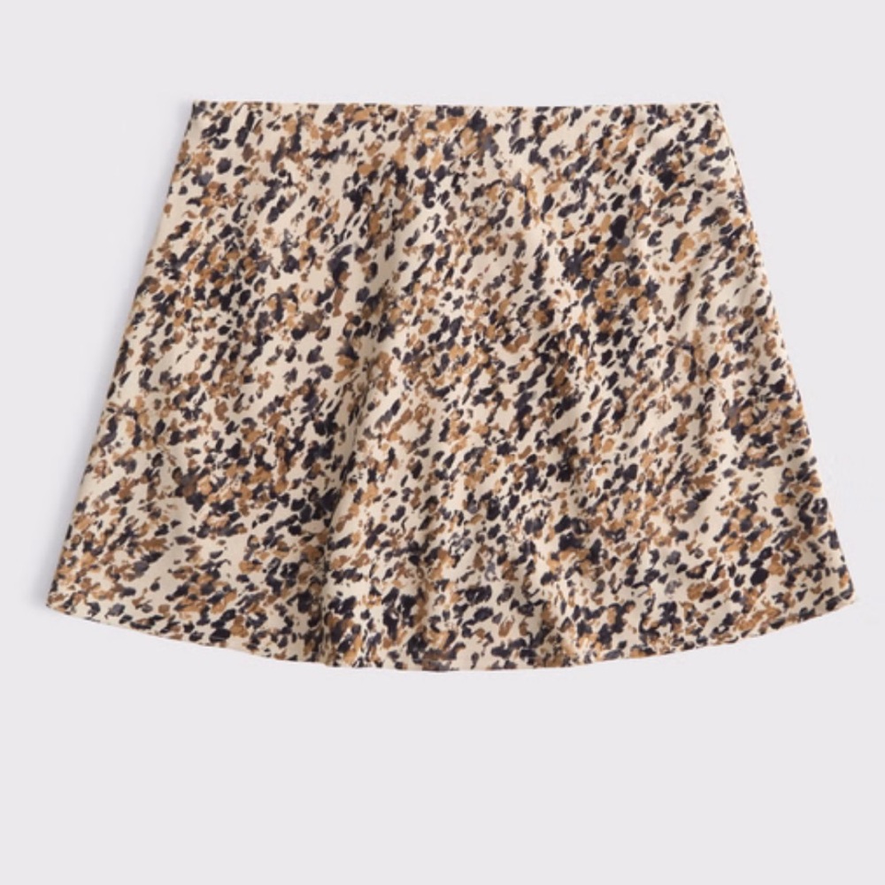Abercrombie & Fitch Multicolor Patterned Mini Skort